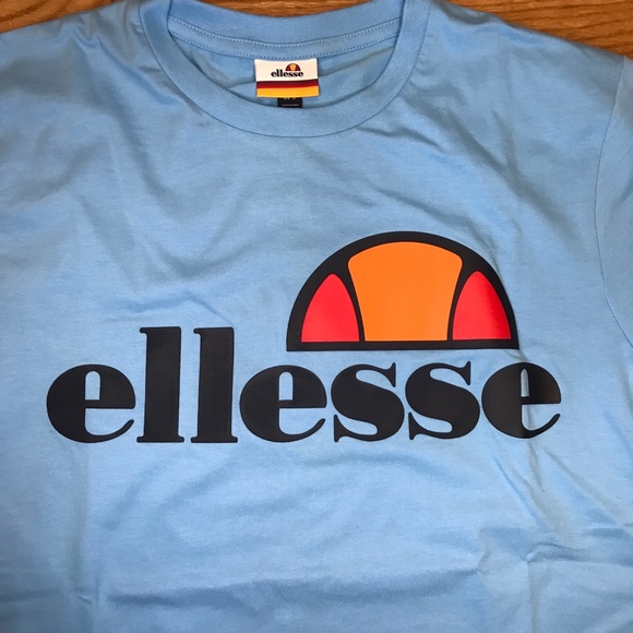 Ellesse Prado Light Blue Men's T-Shirt New - Picture 2 of 3